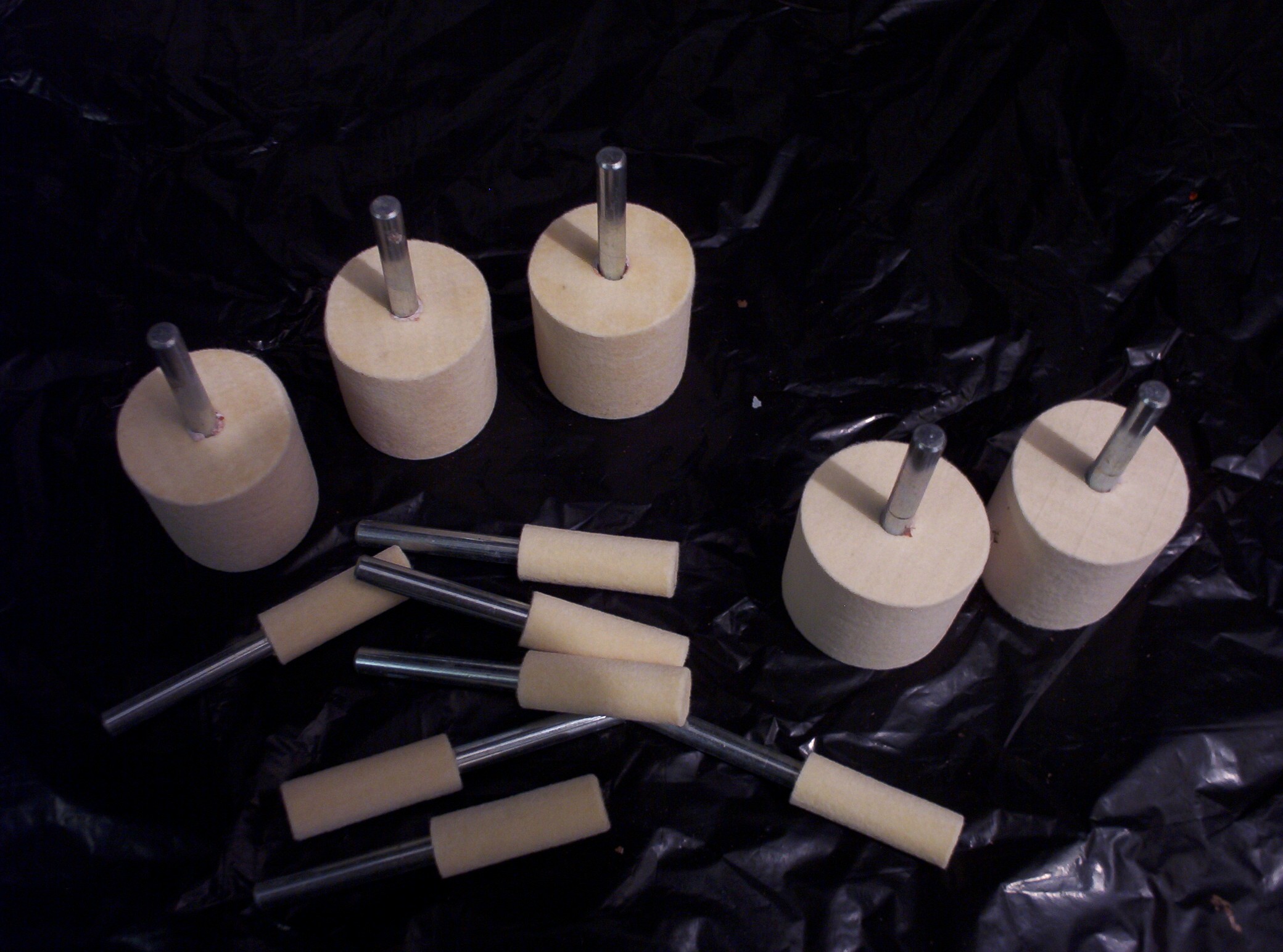 Glass Polishing felt mops